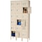 Global Industrial Six Tier Locker, 12x12x12, 18 Door, Unassembled, Tan 652055TN - alternate 7